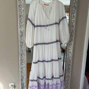 Oliphant Tiered Maxi Dress size sm